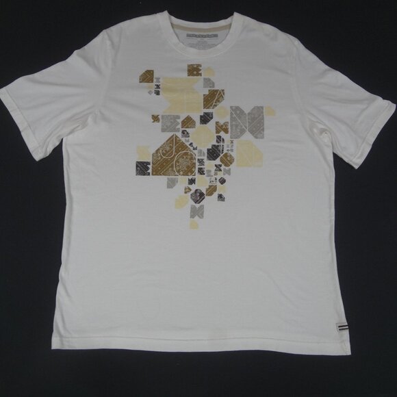 SEAN JOHN BANDANA PRINT MENS 3XL WHITE T-SHIRT K912 - Picture 1 of 5